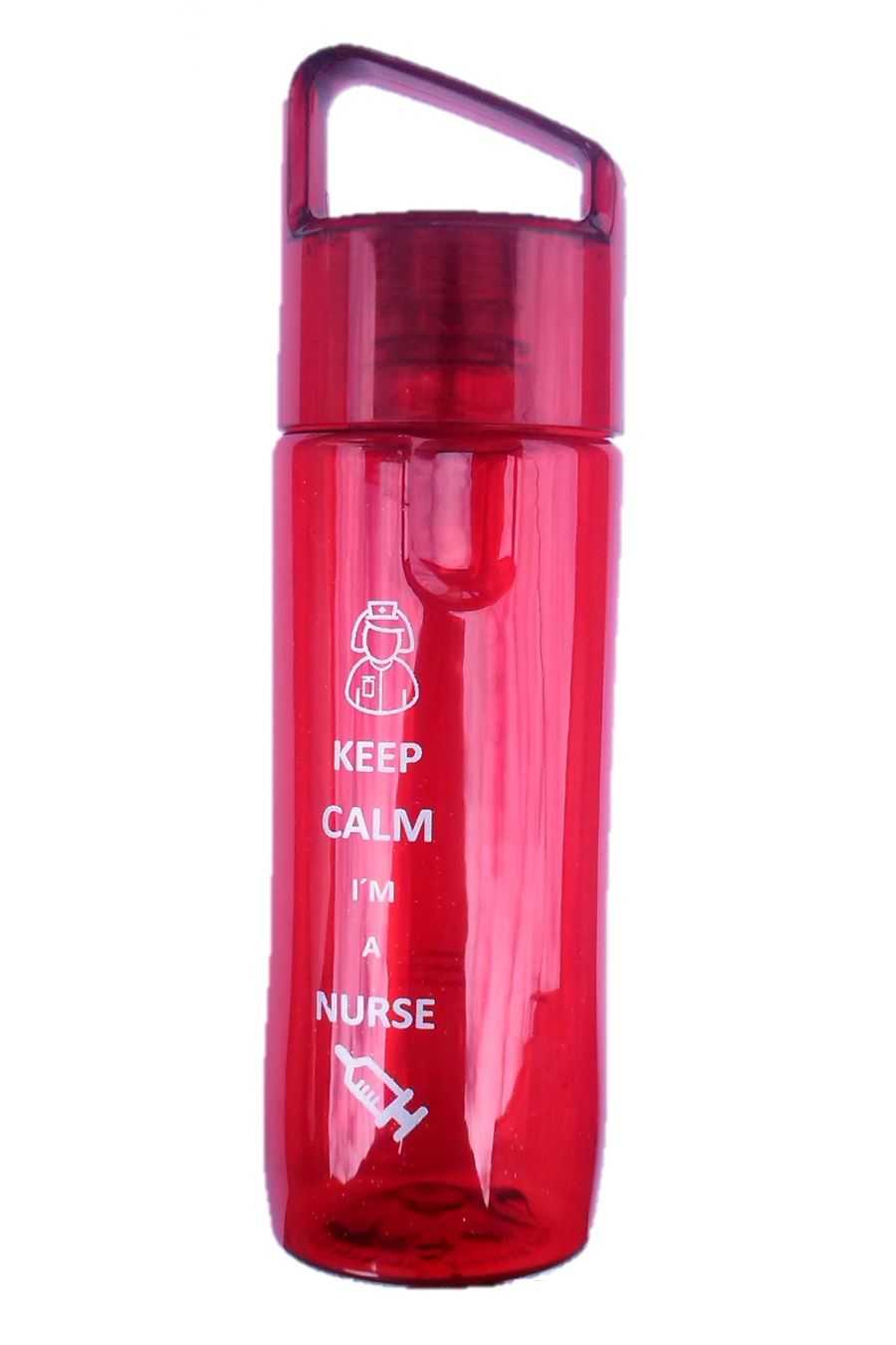 Ánfora Keep Calm and Carry I´m a Nurse. Verde